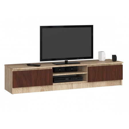 RTV TV asztal 160 cm sonoma tölgy / wenge Akord