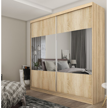 Minőségi gardrób Celeste 200 cm Sonoma tölgy Furniture