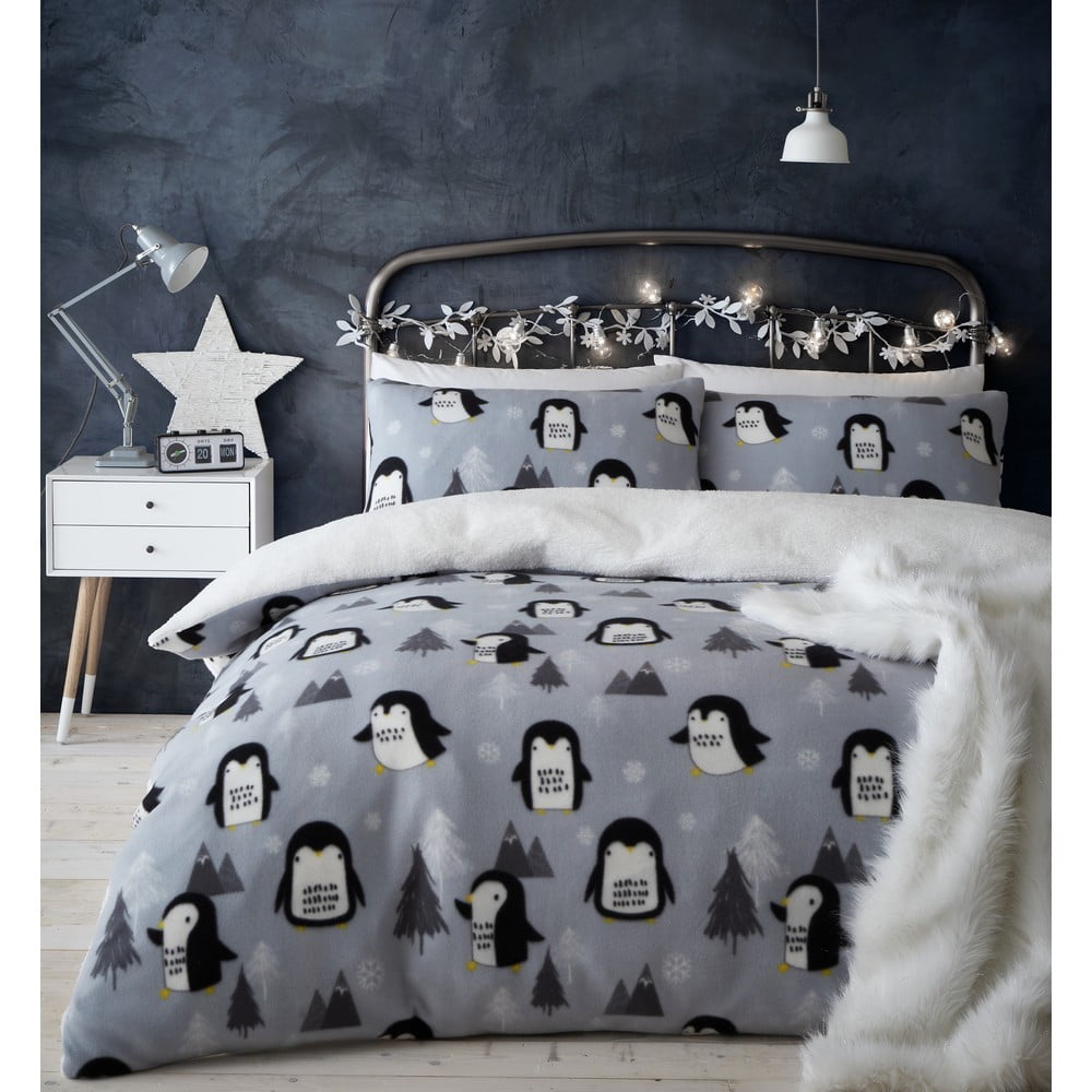 Cosy Penguin fleece ágyneműhuzat