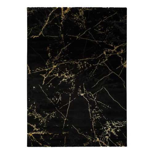 Gold Marble fekete szőnyeg