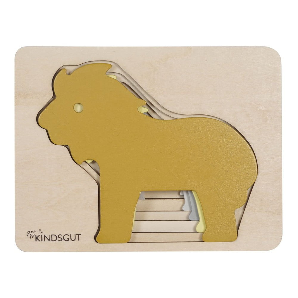 Lion fa gyerek puzzle - Kindsgut