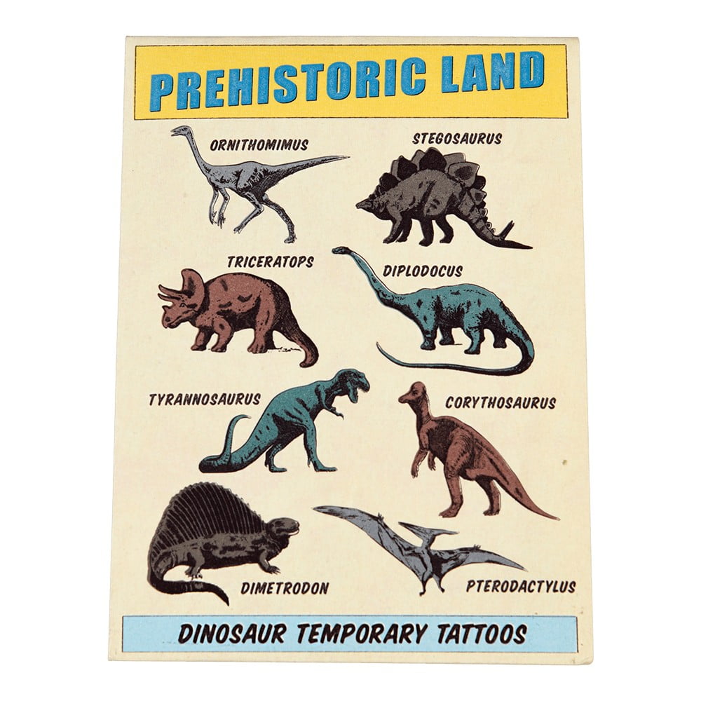 Prehistoric Land lemosható tetoválás szett