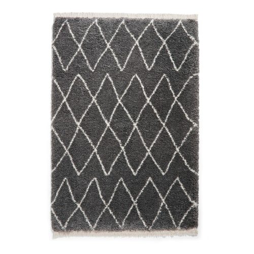 Sötétszürke szőnyeg 200x290 cm Boho – Think Rugs