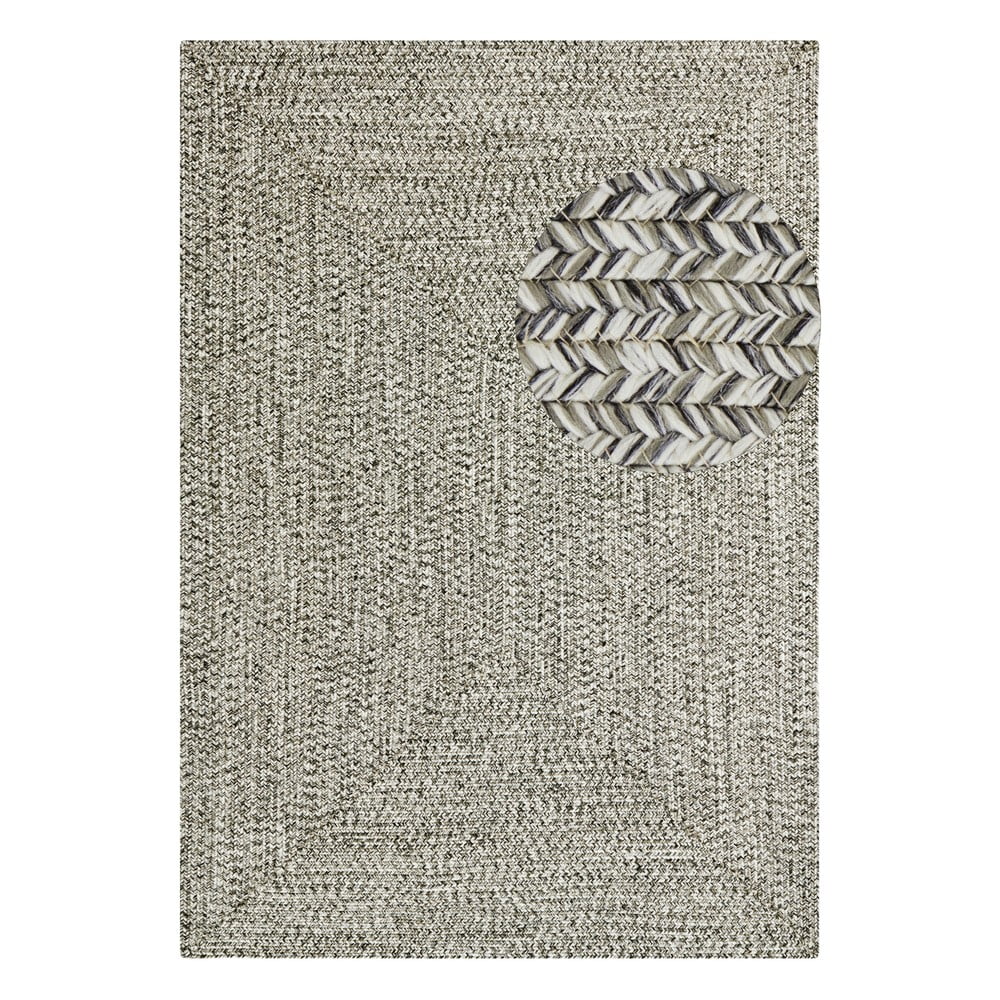 Szürke-bézs kültéri szőnyeg 170x120 cm - NORTHRUGS